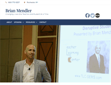 Tablet Screenshot of brianmendler.com
